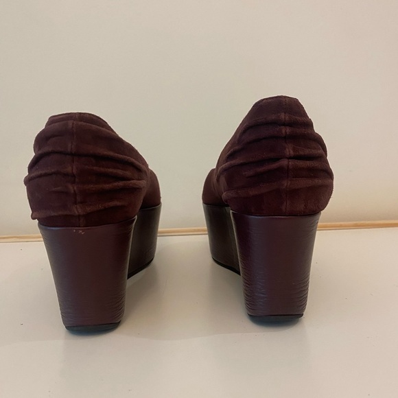 WON HUNDRED SUEDE MULES W/38 - Picture 2 of 4